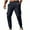 Navy, variant on Kvture Mens Casual Cargo Joggers Drawstring Elastic Waist Tapered Work Cargo Pants Outdoor Hiking Pants with Pockets Gray XXXL