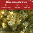 Soilhill 6FT Prelit Blue Spruce Artificial Christmas Tree w/ 500 LED