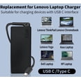 thumbnail image 4 of Cargador DMKAOLLK 65W 20V 3,25 A USB-C para Lenovo ThinkPad, 4 of 7