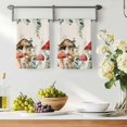 thumbnail image 3 of Red Mushrooms Kitchen Towels Set of 3, Eucalyptus Leaves Summer Botanical Rustic Absorbent Dish Towels for Kitchen, Microfiber Hand Towel, Quick Drying Tea Towel for Cleaning Decorative Dishcloths, 3 of 7