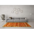thumbnail image 3 of Ahgly Company Machine Washable Indoor Rectangle Persian Yellow Traditional Area Rugs, 4' x 6', 3 of 4