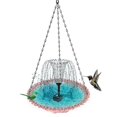 thumbnail image 3 of Hanging Bird Bath With Solar Fountain Solar Bird Bath Fountains Hanging Bird Baths For Outdoors Gra_Perfect Gift, 3 of 5