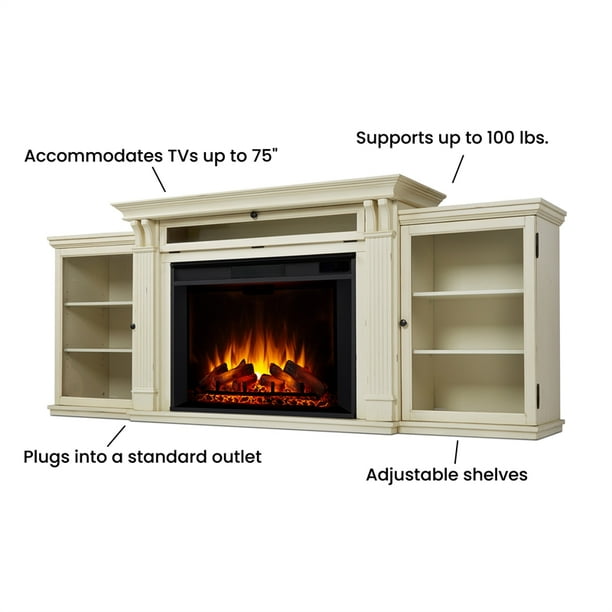 Real Flame Canada Tracey Wood Grand Electric Fireplace in