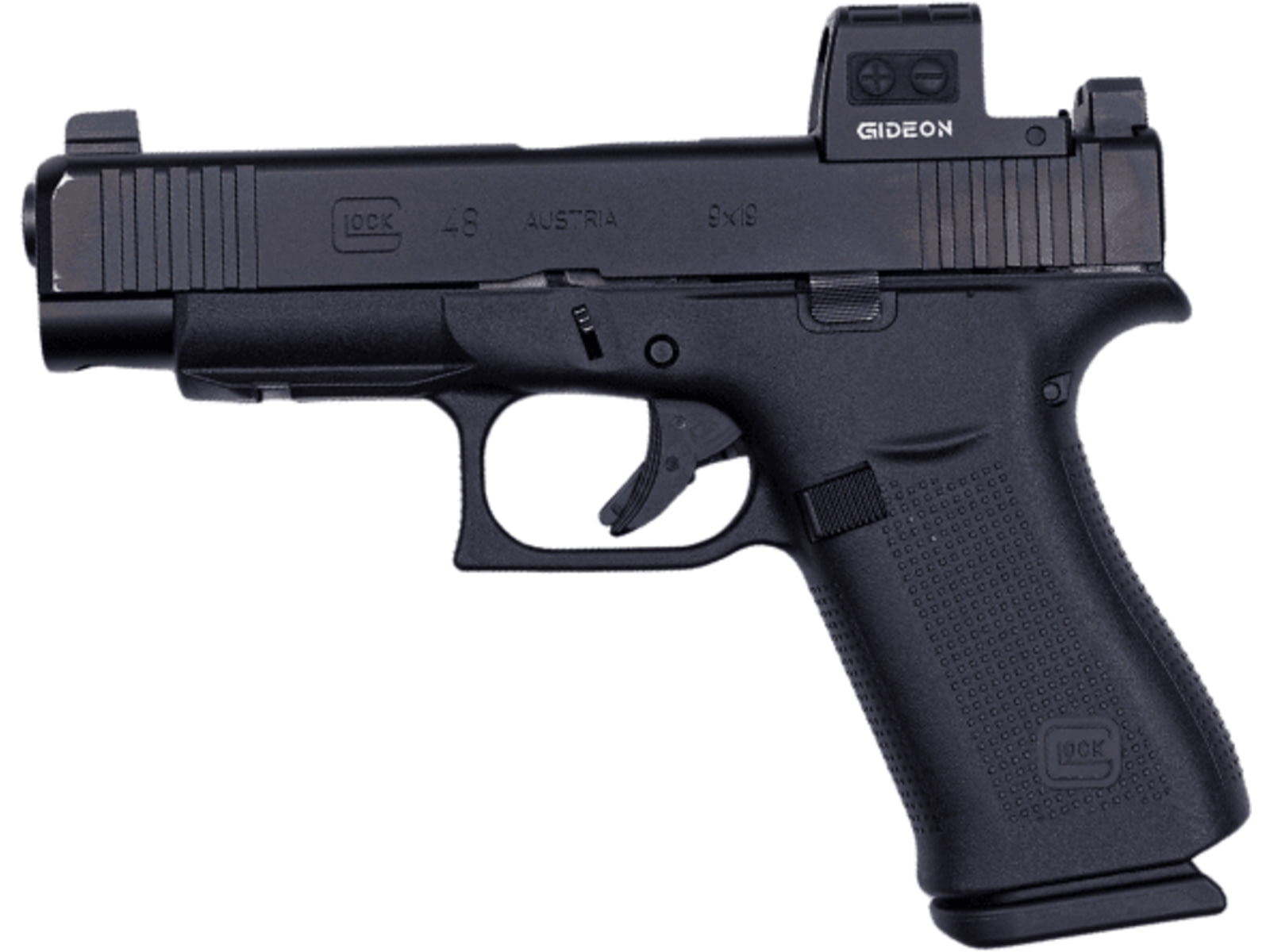 Gideon Optics Valor Mini Micro 1x 20.5x16mm Reflex Red Dot Sight, 3 MOA Dot Reticle, Black