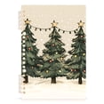 thumbnail image 7 of FORMRS 1-Subject Spiral Notebook 8" x 5" College Ruled 60 Refillable Sheet A5 Hard Cover, 2 Pack, Christmas Stars, 7 of 7