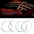 thumbnail image 4 of Violas Nickle Strings, Reinforced Viola String Soft Sound Silver Firm  For Violas, 4 of 8