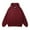 Wine, variant on Busydd Mens Hoodies Zip Up Hooded Sweatshirt Solid Color Long Sleeve Pullover Hoodie Casual Loose Oversized Sweatshirt Jackets Coats Plus Size Sweatshirt with Pockets M-5XL