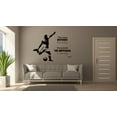 thumbnail image 2 of Greater The Happiness Quote Soccer Player Athlete Quotes Wall Sticker for Nursery Bedroom Children Kids World Cup Sport Fans Rooms Home Art Murals Decals Decor Vinyl Decoration Size (35x40 inch), 2 of 3