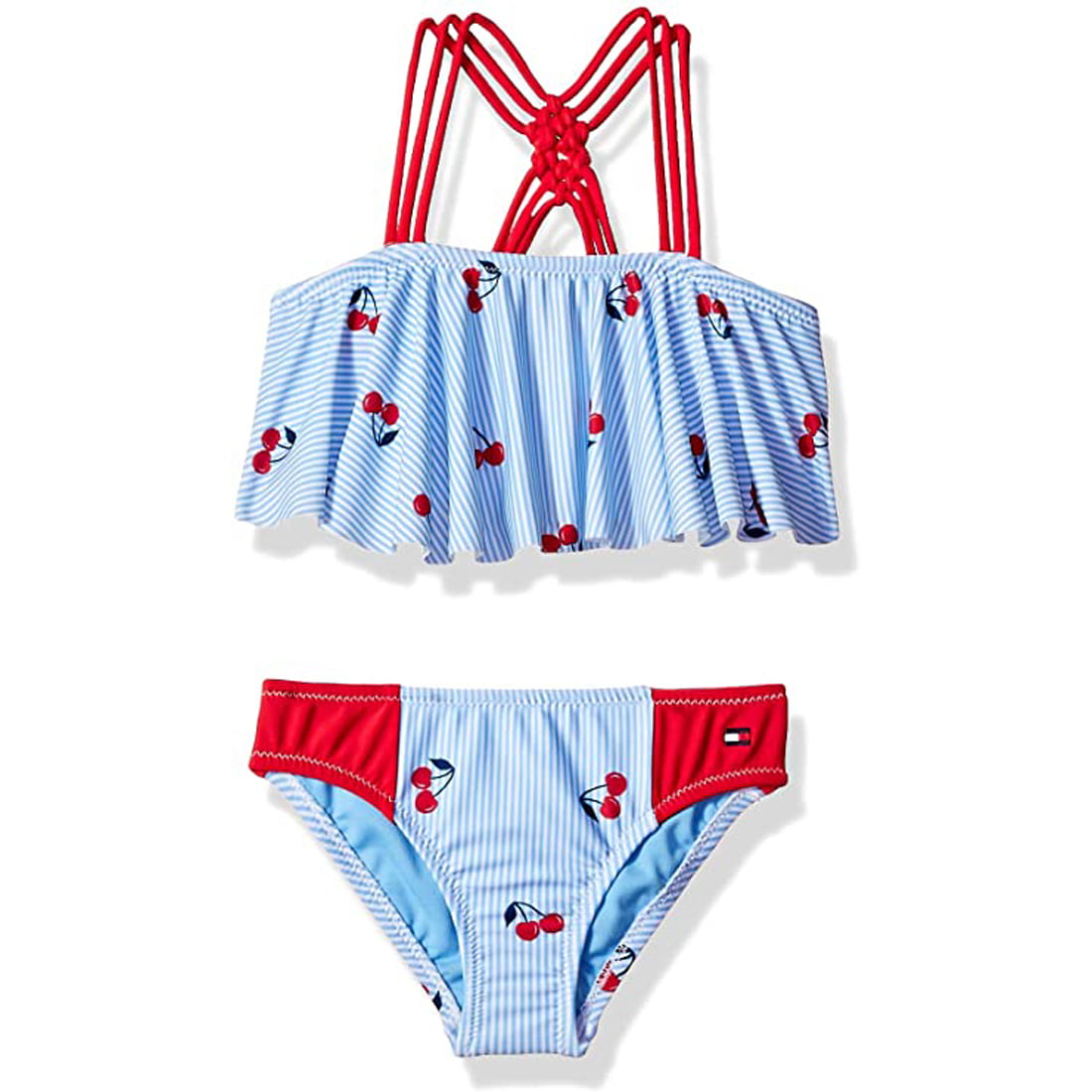 Tommy Hilfiger Girls Two-Piece Swimsuit 