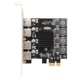 thumbnail image 2 of Tarjeta PCI USB 3.0 de 4 puertos adaptadora PCIE a USB 3.0 Yashi Negro, 2 of 3