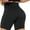 Black, variant on Sunzel Seamless High-Rise Bike Shorts for Women, Opaque Workout & Gym Wear