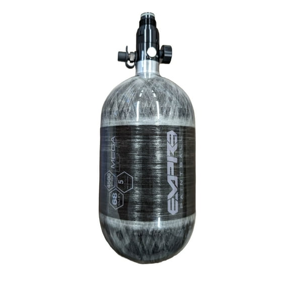 Empire Mega Light Carbon Fiber 68ci 4.5K HPA Compressed Air Tank, Gray