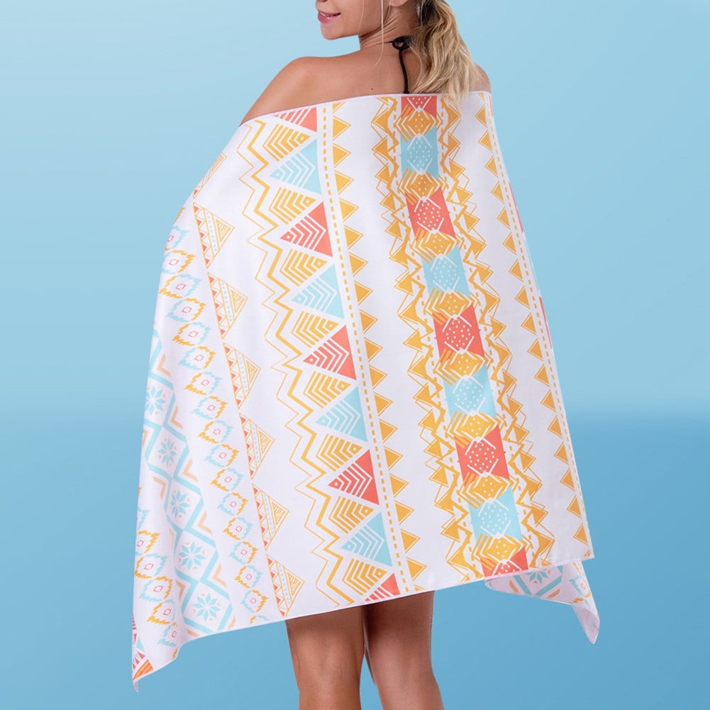 Serviette De Plage En Microfibre Séchage Rapide Anti Sable, Moderne