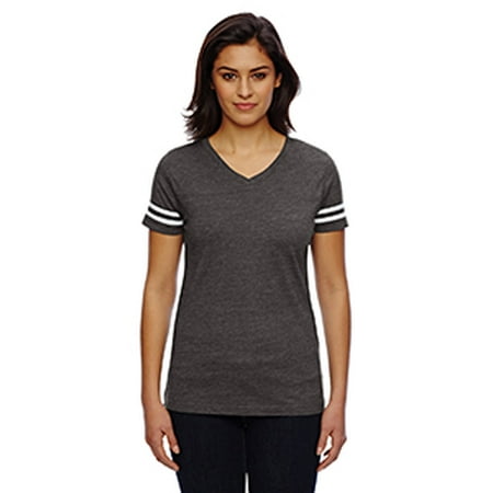 - Ladies' Football Fine Jersey T-Shirt