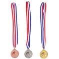 thumbnail image 1 of Medallas deportivas, medallas de Metal delicadas, medalla decorativa, accesorio de competición, 3 uds., 1 of 7