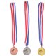 thumbnail image 1 of Medallas deportivas, medallas de Metal delicadas, medalla decorativa, accesorio de competición, 3 uds., 1 of 7