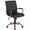 Black LeatherSoft/Rose Gold Frame, variant on Flash Furniture Whitney Mid-Back Swivel LeatherSoft Desk Chair with Armrests, White/Gold