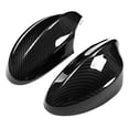 thumbnail image 4 of Left Right Kit Carbon Fiber Style Door Wing Mirror Protector Rearview Cover Fits for E90 05-07, 4 of 9