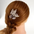 thumbnail image 3 of de moda Flor de de imitación Pasadores de cabellero Boda, 3 of 9