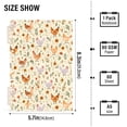 thumbnail image 2 of FORMRS 1-Subject Spiral Notebook 8" x 5" College Ruled 60 Refillable Sheet A5 Hard Cover, Beige Chickens Pattern, 2 of 7