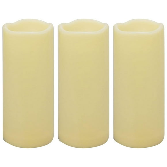 Velas LED Impermeables Sin Llama con Temporizador
