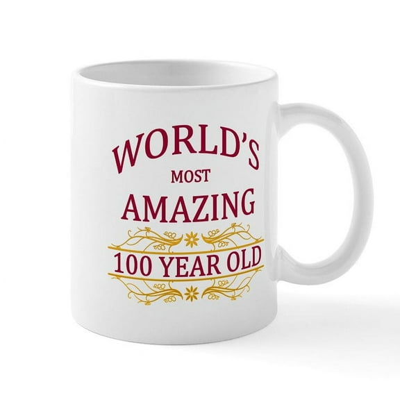 CafePress - 100Th. Birthday Mug - 11 oz Ceramic Mug - Novelty Coffee Tea Cup