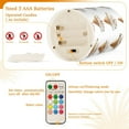 thumbnail image 5 of Yayeee Flameless Candles with Remote Flickering Battery Operated Multi Color Changing, Love Connection, 5 of 7