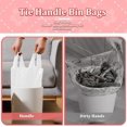 thumbnail image 3 of Small Bin Bags 10l Waste Paper Bin Liners Bathroom Trash Bags White Clear Pedal Rubbish Bags For Toilet,Bedroom,Office, 90 Counts, 3 of 6