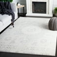 thumbnail image 2 of SAFAVIEH Hanna Lynna Diamond Area Rug, Ivory/Light Grey, 5'3" x 7'6", 2 of 11