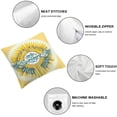 thumbnail image 4 of Wuche Hello Sunshine Pillow Covers 18x18 Inch Set of 2 Summer Boho Sun Pillow Cases Sunset Sunrise Outdoor Pillowcase Farmhouse Decorative Yellow Cushion Cases for Living Room Couch Sofa, 4 of 6