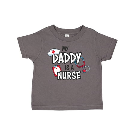 

Inktastic My Daddy is a Nurse Gift Toddler Boy or Toddler Girl T-Shirt