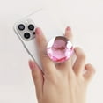 thumbnail image 2 of Bling Bling Crystal Phone Ring,Universal 360°Adjustable Phone Case Finger Grip Stand Holder Desk Stent Mount Car Hook Compatible with iPhone 13 12 11 XS MAX X Plus iPad Samsung (1PC Pink), 2 of 5