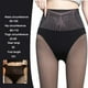 thumbnail image 4 of Medias forradas para mujer Medias translúcidas falsas Medias cálidas de invierno Cintura alta, 4 of 8