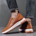 thumbnail image 6 of Sngxgn Men's Walking Shoes Lightweight Sneakers Casual Shoes(Khaki,42), 6 of 8