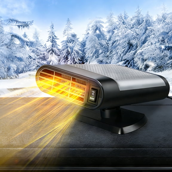 2 in 1 Auto Heater Fan,Portable Car Heater,Automotive Cooling Fan,Rotatable Car Defroster,Fast Heating Defrosts Defogger Vehicle Heat Cooling Fan Auto Heater