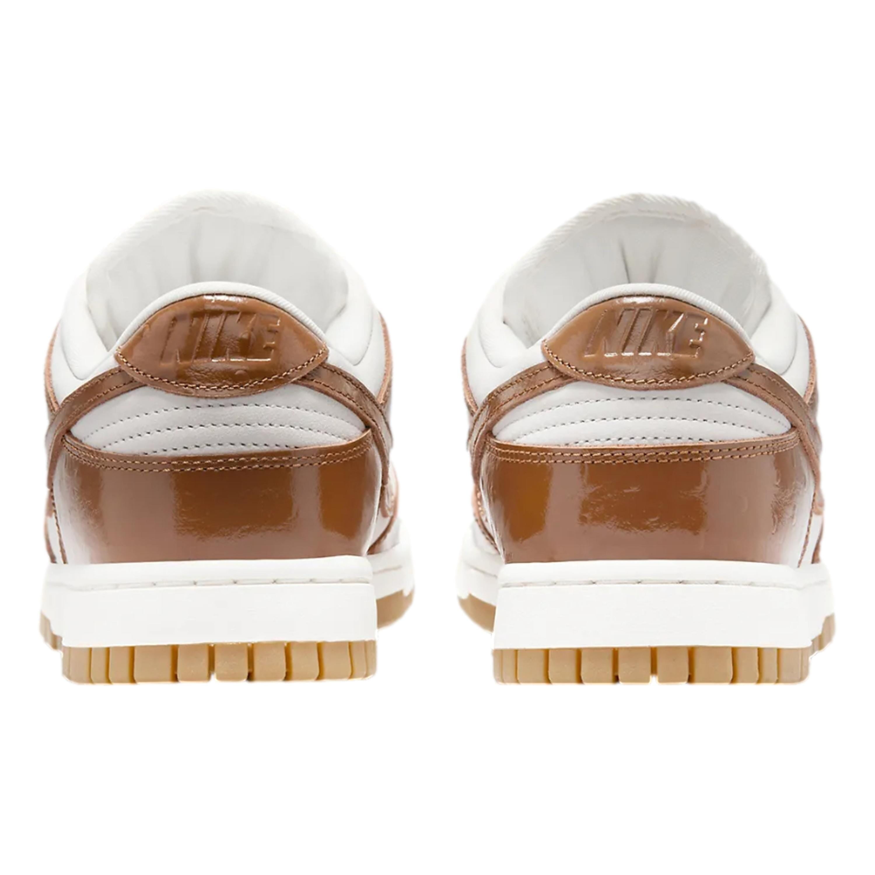 Women's Nike Dunk Low LX "Brown Ostrich" Phantm/Ale Brwn-Sl (FJ2260 001) - 6