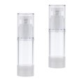 thumbnail image 1 of 2x botella de bomba vacía, contenedores de loción, botella de crema de maquillaje facial para manos 30ml jinwen Botella vacía de la loción sin aire, 1 of 8