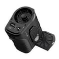 thumbnail image 2 of Ventilador de collar, ventilador portátil de manos libres, ventilador personal para acampar, ventilador de cintura con clip para el hogar Negro 8000mAh, 2 of 7