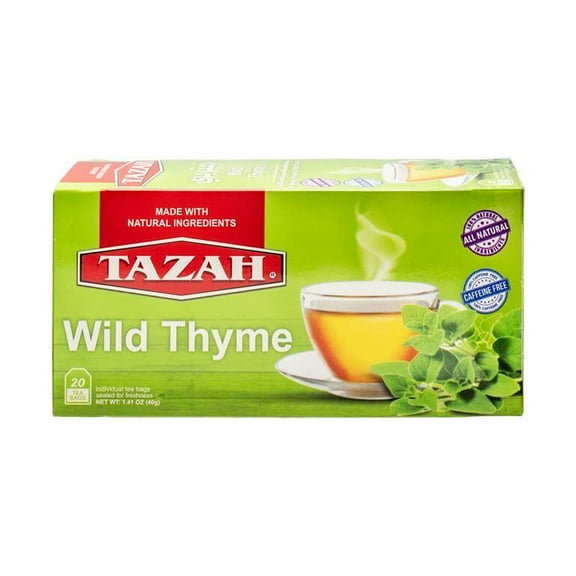 Tazah Wild Thyme Herbal Tea Bags 40g (20 x 2g Bags)