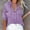 Purple, variant on TODOZO Linen Button Down Shirt Women Casual Cotton Blouse Loose Fit Work Gauze Tops Linen Clothes for Women 2025 Women's Long Sleeved Cotton and Linen Shirt Gn1 L