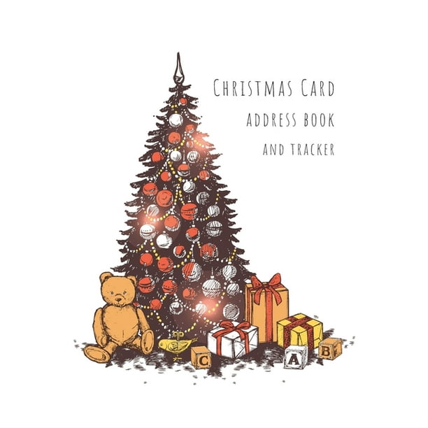 Christmas Card Address Book And Tracker : An Address Record List Book And Tracker For The