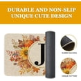 thumbnail image 4 of Fall Monogram Letter J Door Mat 30 X 17 Inch Family Last Name Initial Welcome Doormat Indoor Outdoor Entrance Floor Rug Non Slip Fall Autumn Thanksgiving Decor Rubber Mats, 4 of 5