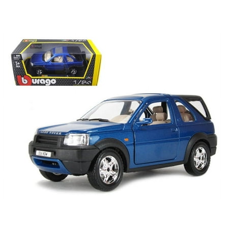 Bburago 22012bl Land Rover Freelander Blue 1-24 Diecast Model Car