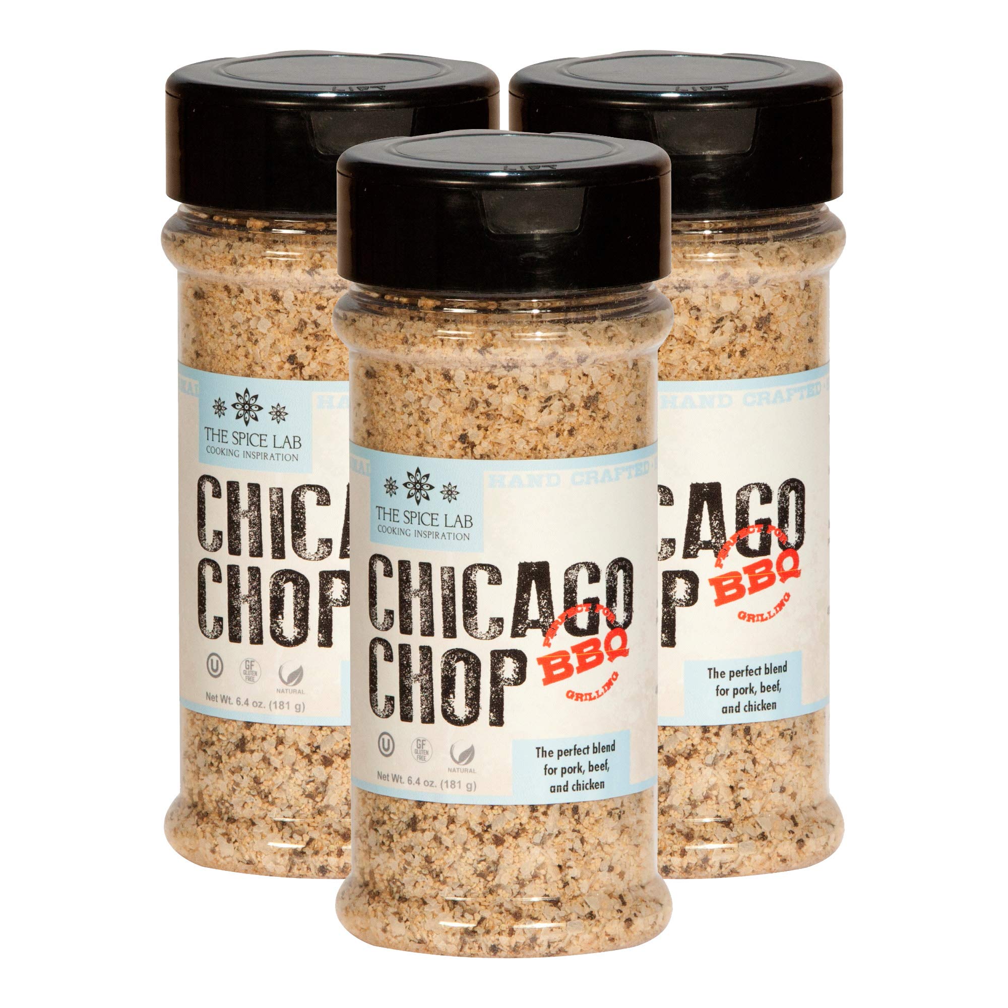 The Spice Lab Chicago Pork Chop & Steak Seasoning All Natural Chicago