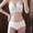 White, variant on Amzcrzy Strapless Bras for Women Push Up Bra Strapless Underwear Women's Non-slip Gathering Summer Collection Pair Breast Anti-sagging Small Chest Traceless No Underwire Front Buckle Bra Set