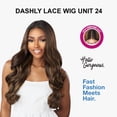 thumbnail image 5 of Ebo Synthetic Lace Front Wig Deep Part Loose Wave Unit 24 25” ( Balayage Gold ), 5 of 7