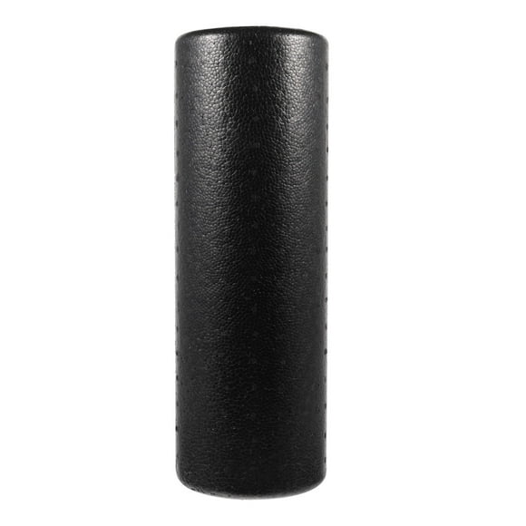 OULII Smooth Surface Black Yoga Massage Roller for Deep Tissue Exercise and Back Muscle Stimulation