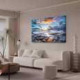 thumbnail image 3 of Kapalua Beach Sunset Scenery Canvas Poster Bedroom Decor Sports Landscape Office Room Decor Gift,Frame-style,16x24inch(40x60cm), 3 of 8