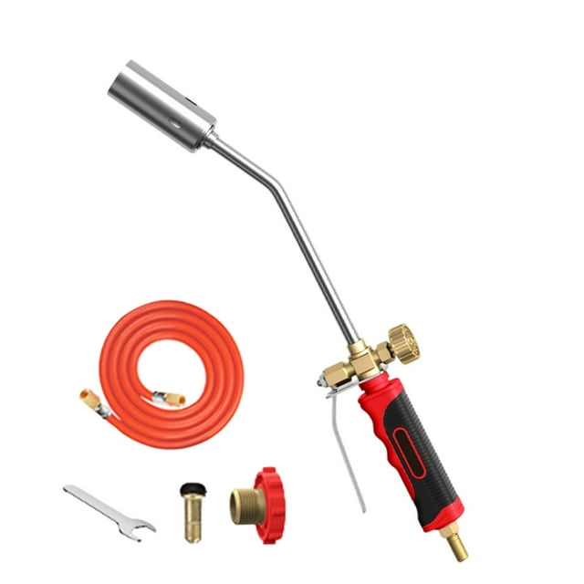 Buse de Brûleur à Haut Débit avec Flamme Réglable et Pulvérisateur pour les Tâches de Déglaçage au Jardin