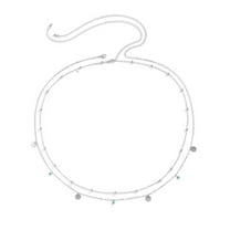 Women Waist Chain Belly Bikini Body Jewelry Rhinestone Style/s Chain Back E0M6